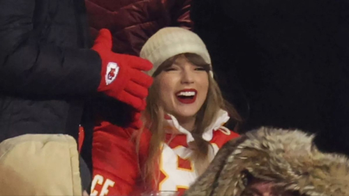 Taylor Swift at Miami Dolphins vs Kansas City Chiefs Playoff Game, January 2024 2