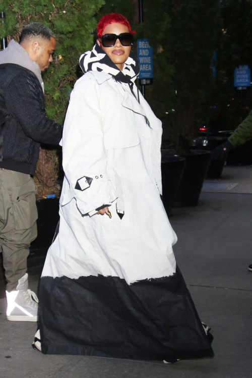 Teyana Taylor Arrives at Good Morning America Studios in New York, January 2024 1