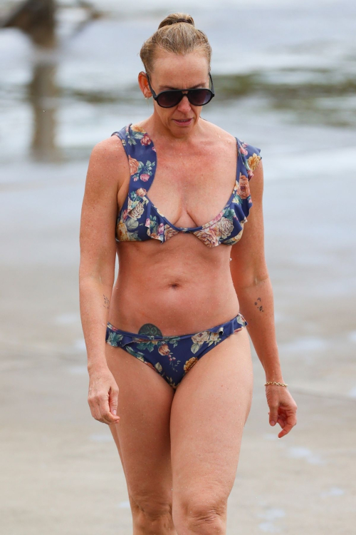 Toni Collette in Bikini at a Beach in Sydney, January 2024