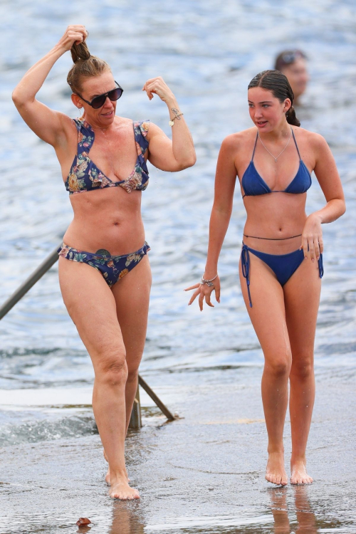 Toni Collette in Bikini at a Beach in Sydney, January 2024 1