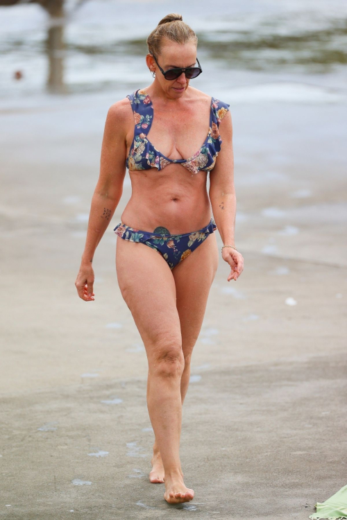 Toni Collette in Bikini at a Beach in Sydney, January 2024 4