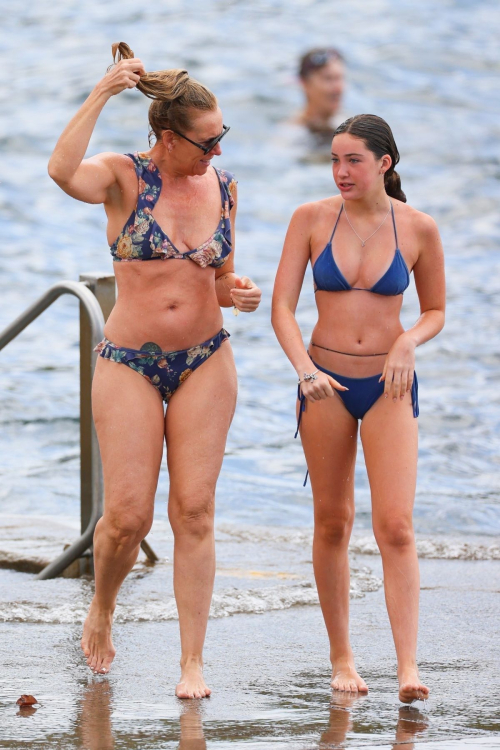 Toni Collette in Bikini at a Beach in Sydney, January 2024 6