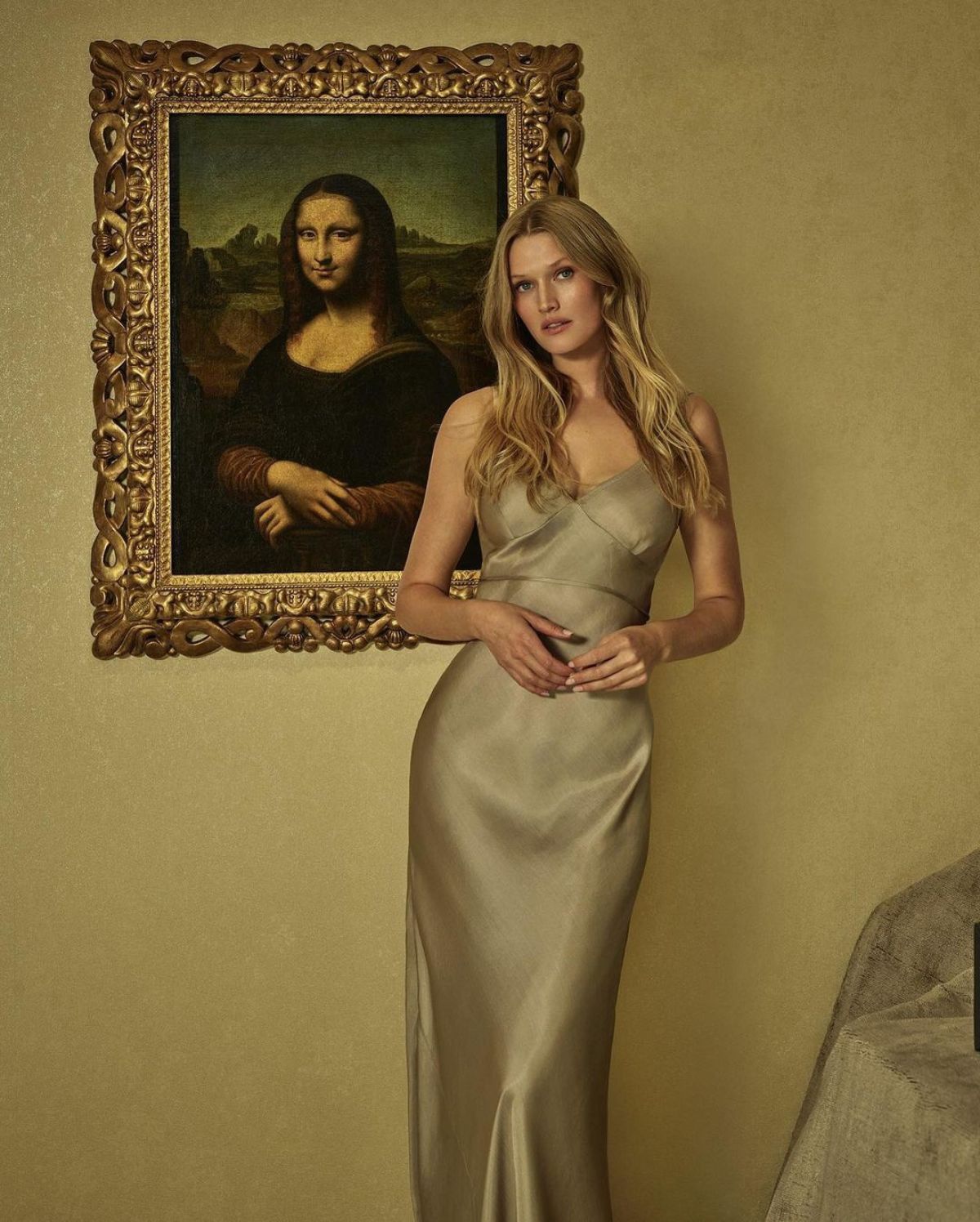 Toni Garrn at The Neumark Mona Lisa, January 2024