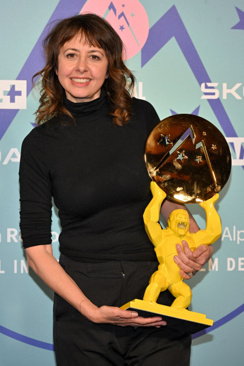 Valerie Bonneton at Et Plus Si Affinités Screening at Alpe d'Huez Film Festival, January 2024