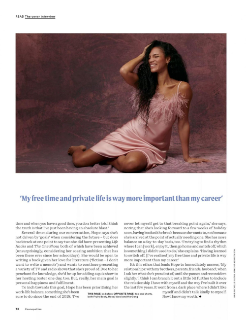 Vick Hope in Cosmopolitan UK, February/March 2024 4