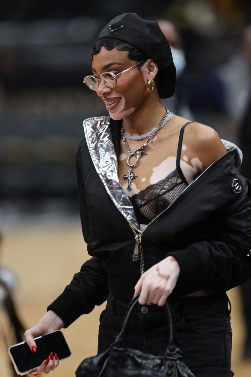 Winnie Harlow at Washington Wizards Game in Washington, January 2024 1