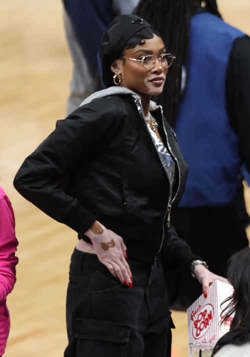 Winnie Harlow at Washington Wizards Game in Washington, January 2024 2