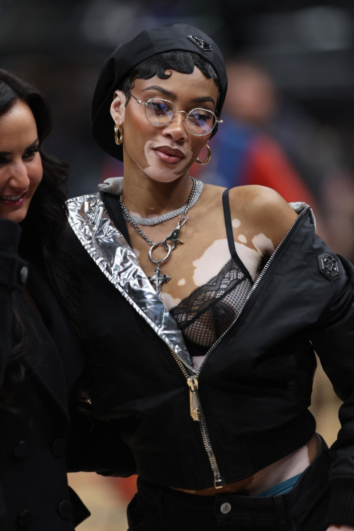 Winnie Harlow at Washington Wizards Game in Washington, January 2024 5