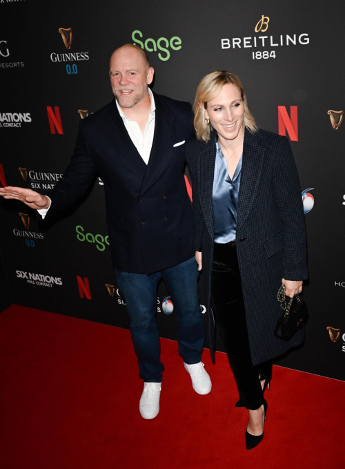 Zara Tindall at Six Nations Full Contact Premiere in London, January 2024 1