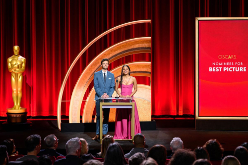 Zazie Beetz Presenting Best Actor Nominees at Oscars Announcement, January 2024 1