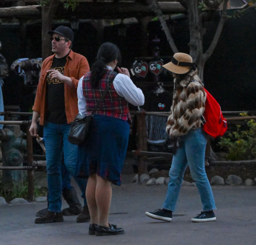 Zooey Deschanel at Disneyland, January 2024 2