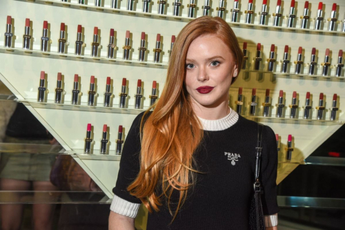 Abigail Cowen at Prada Beauty Party in New York, February 2024 1