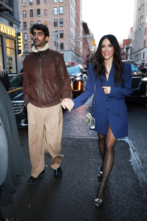 Abigail Spencer and Oscar Valls at Michael Kors Show New York, February 2024 5