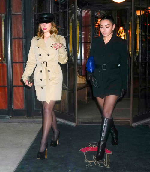 Addison Rae and Charli XCX Leave Hotel in New York, February 2024 6