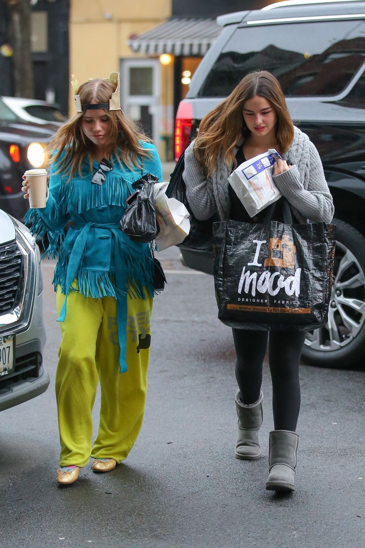 Addison Rae and Lexee Smith Arrive at Bowery Hotel, February 2024