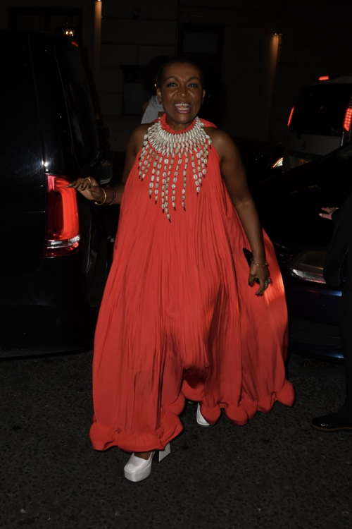 Adjoa Andoh Arrives at BAFTA Party at Nomad Hotel, February 2024 1