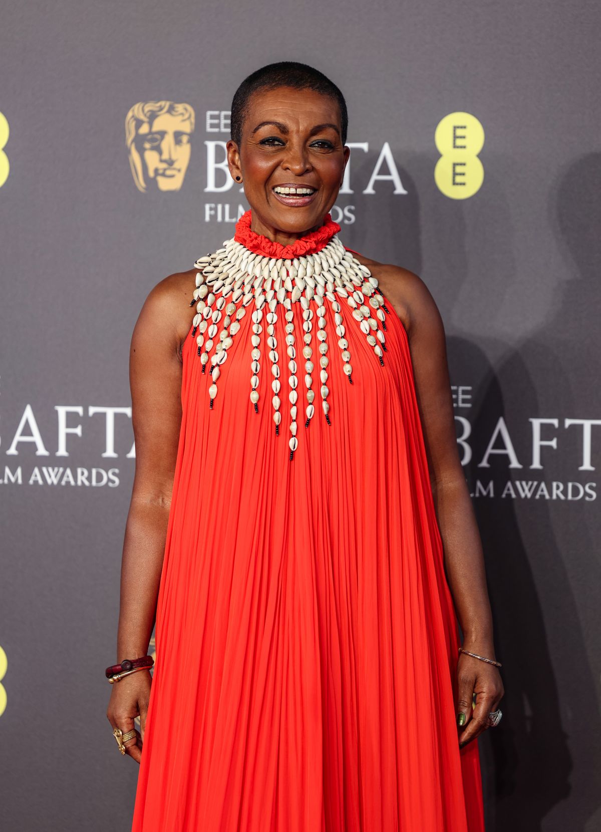 Adjoa Andoh at BAFTA Film Awards in London, February 2024