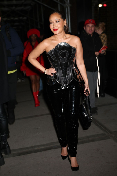 Adrienne Bailon Arrives at The Blonds Fashion Show in New York, February 2024 3