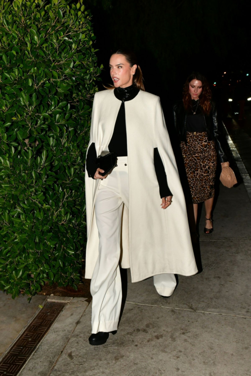 Alessandra Ambrosio Arrives at San Vicente Bungalows, February 2024 6