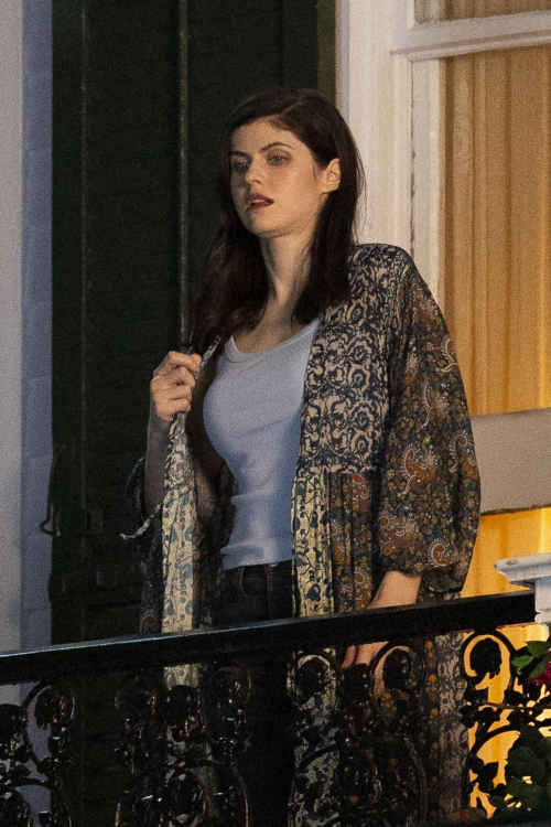 Alexandra Daddario on Set of Mayfair Witches Season 2 New Orleans, February 2024 1