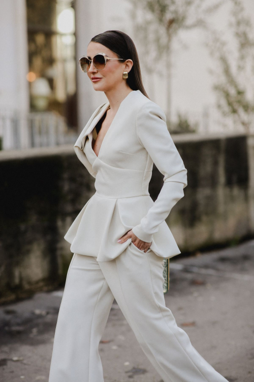 Alexandra Pereira at Elie Saab Haute Couture Show in Paris, January 2024