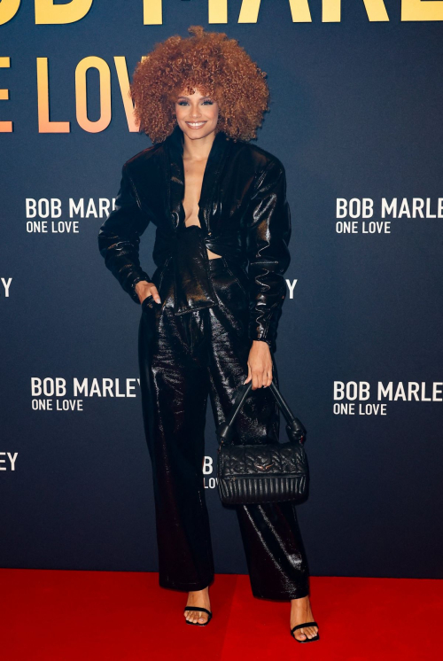 Alicia Aylies at Bob Marley One Love Premiere in Paris, February 2024 4