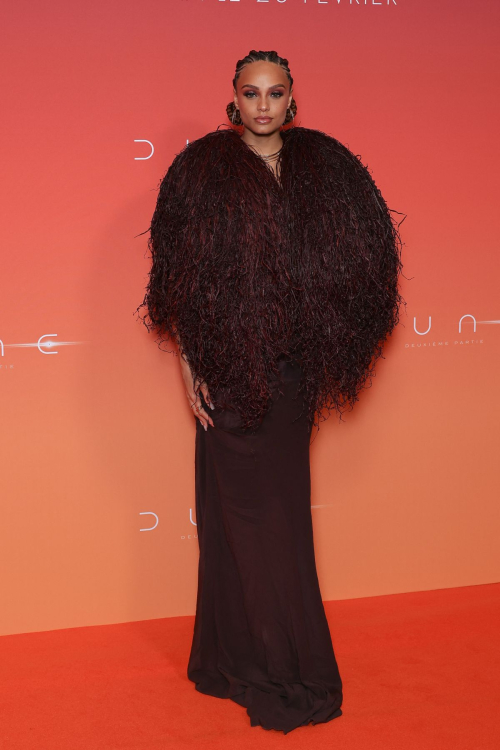 Alicia Aylies at Dune Part Two Premiere in Paris, February 2024 3