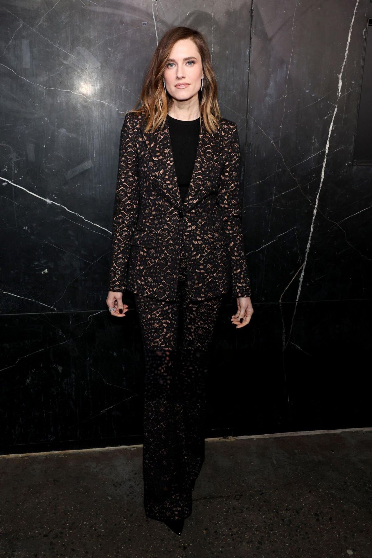 Allison Williams at Michael Kors Collection Runway Show, February 2024