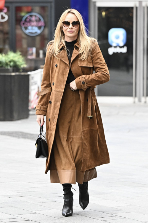 Amanda Holden Leaves Global Studios Heart Breakfast Show in London, February 2024 2