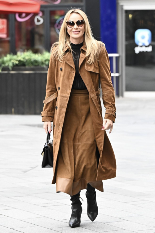 Amanda Holden Leaves Global Studios Heart Breakfast Show in London, February 2024 5