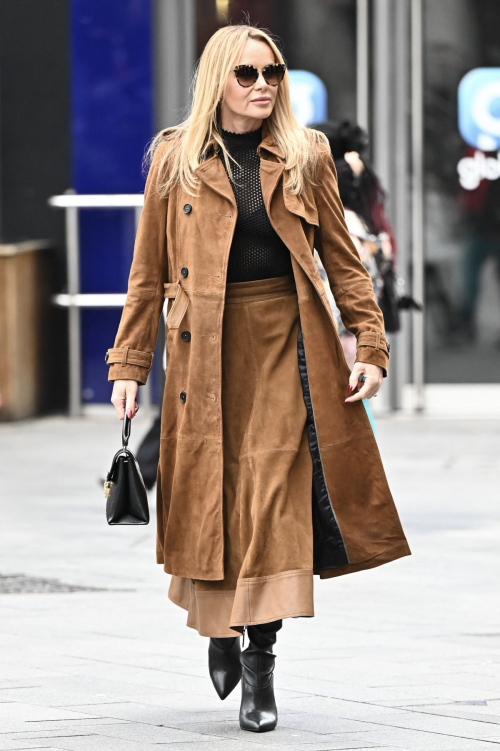 Amanda Holden Leaves Global Studios Heart Breakfast Show in London, February 2024 6