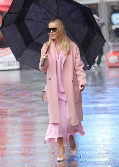 Amanda Holden Leaves Heart Breakfast Show in London, February 2024 1