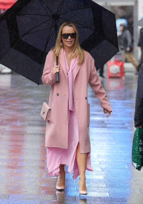 Amanda Holden Leaves Heart Breakfast Show in London, February 2024 2