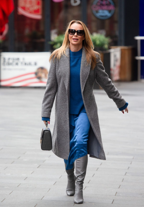 Amanda Holden Leaving Global Radio Studios in London, January 2024 2