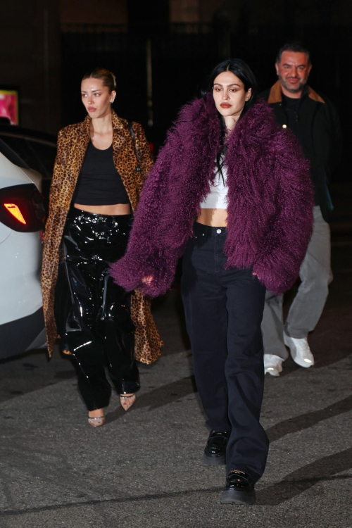 Amelia and Delilah Hamlin at Frame Denim Fashion Week Dinner, February 2024