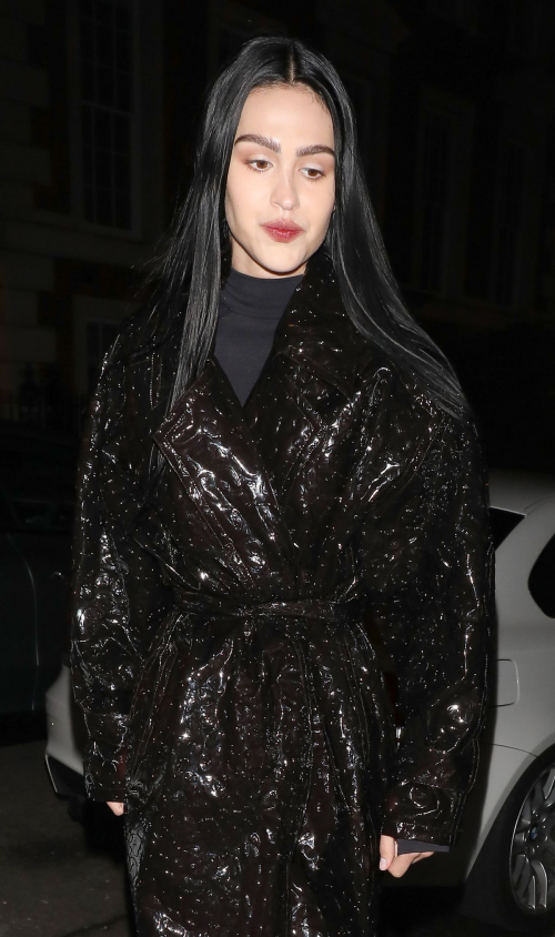 Amelia Hamlin Arrives at Hugo Boss LFW Party in Mayfair, February 2024 5