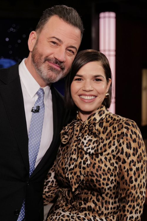 America Ferrera at Jimmy Kimmel Live, February 2024 3