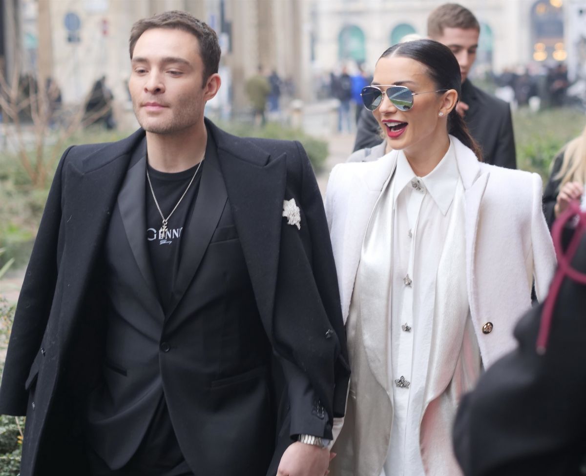 Amy Jackson Arrives at Genny Fashion Show at Milan Fashion Week, February 2024