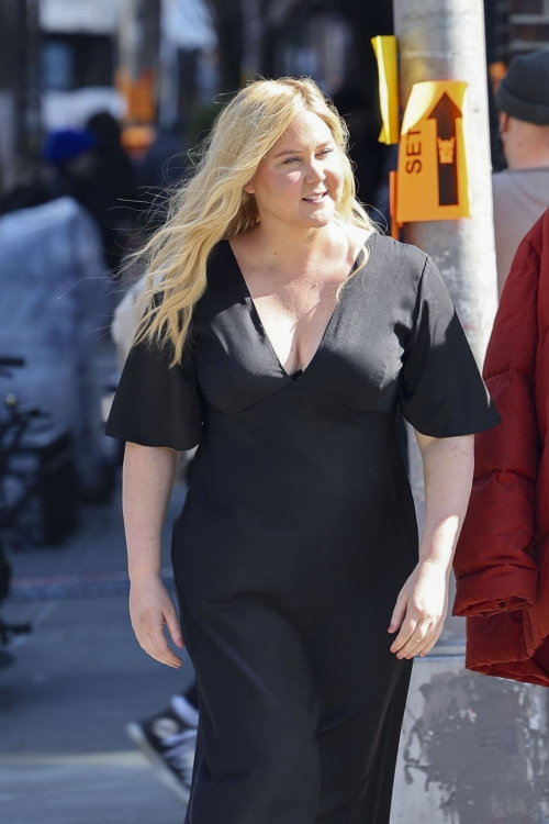 Amy Schumer on Set of Kinda Pregnant New York, February 2024 6