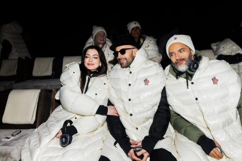 Anne Hathaway at Moncler Grenoble Fashion Show in St Moritz, February 2024 3