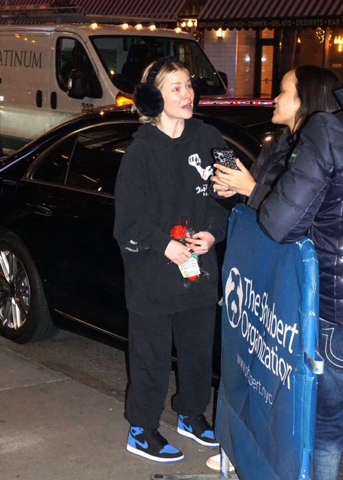 Ariana Madix Signing Autographs Outside Ambassador Theater in New York, February 2024 1