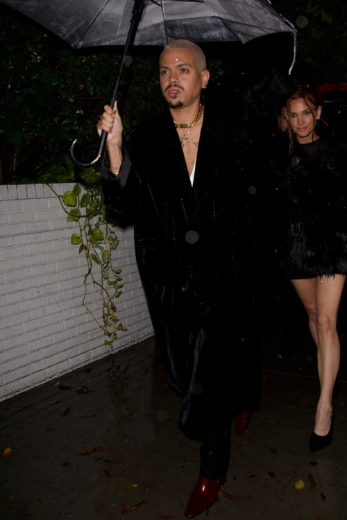 Ashlee Simpson and Evan Ross Arrive at Gucci’s Grammys After-Party, February 2024