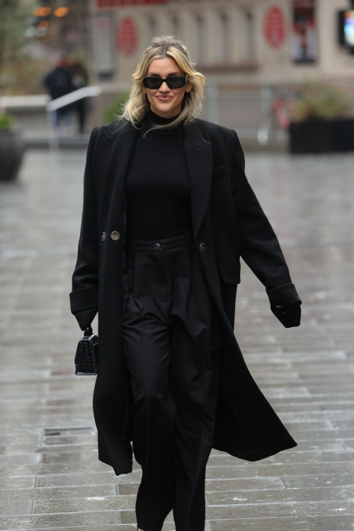 Ashley Roberts Leaves Heart Radio in London, February 2024 5