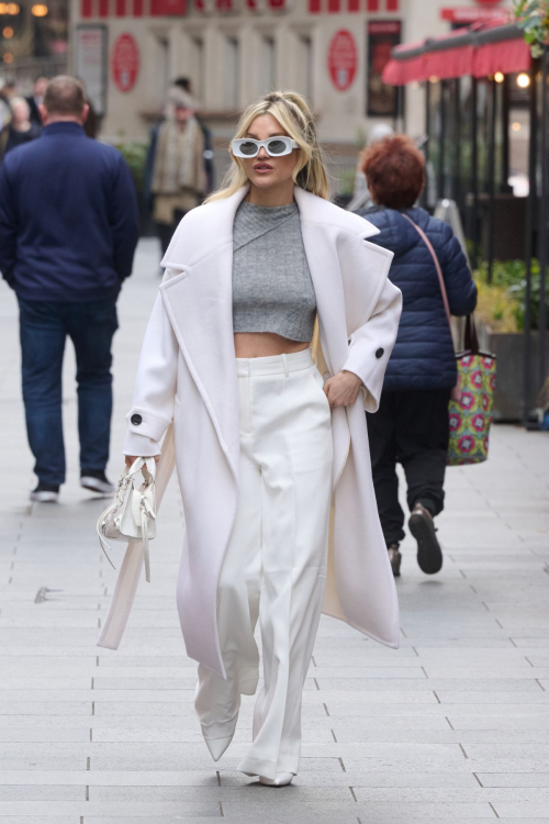 Ashley Roberts Leaving Global Radio Studios in London, February 2024 6