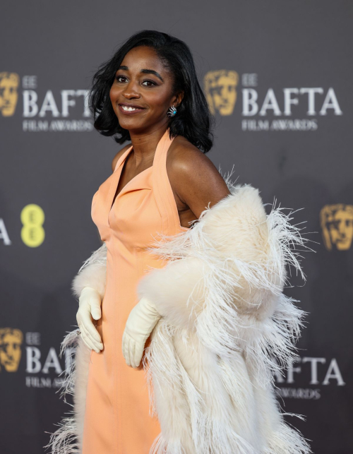 Ayo Edebiri at EE Bafta Film Awards in London, February 2024