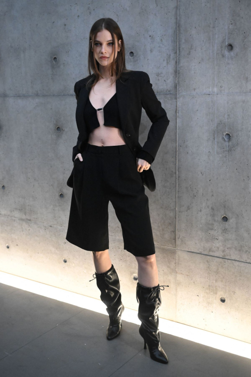 Barbara Palvin at Emporio Armani Fashion Show in Milan, February 2024 3