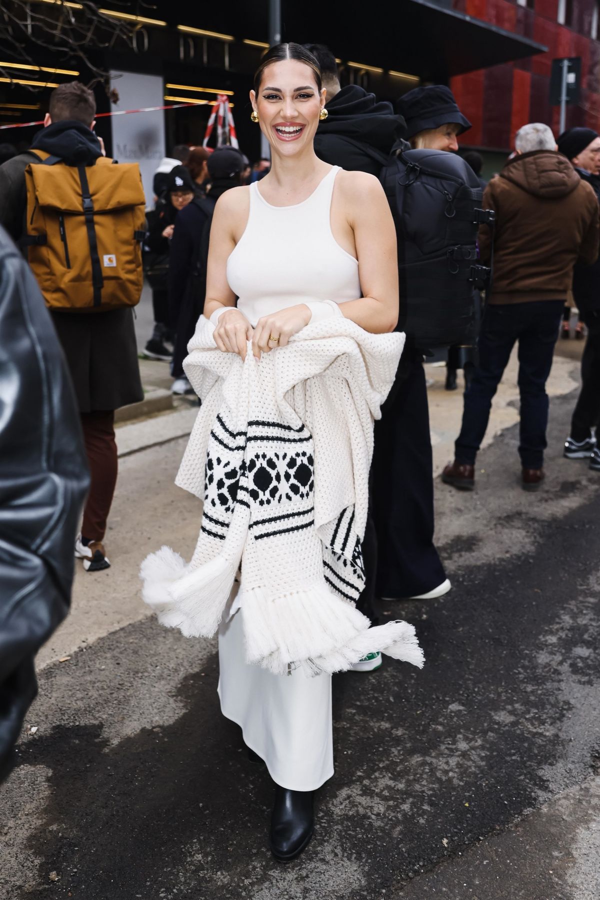 Beatrice Valli at Max Mara Fashion Show, February 2024