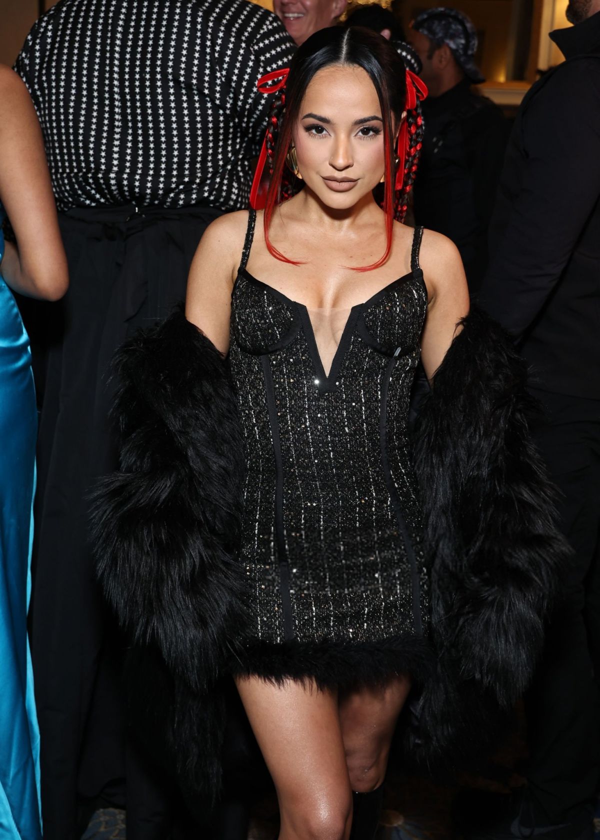 Becky G at Christian Cowan Fashion Show at NYFW in New York, February 2024