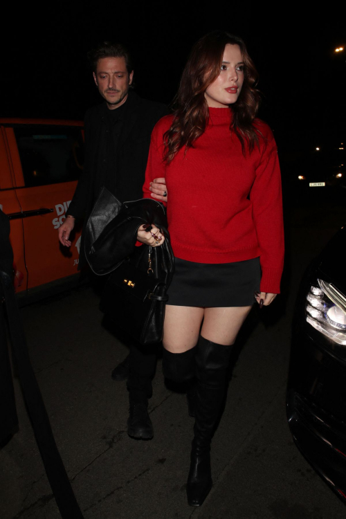 Bella Thorne Arrives at British Vogue Tiffany Co Afterparty in London, February 2024