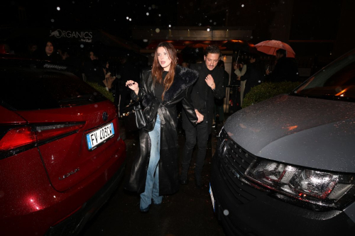 Bella Thorne Arrives at Red Room Club, Milan, February 2024 5